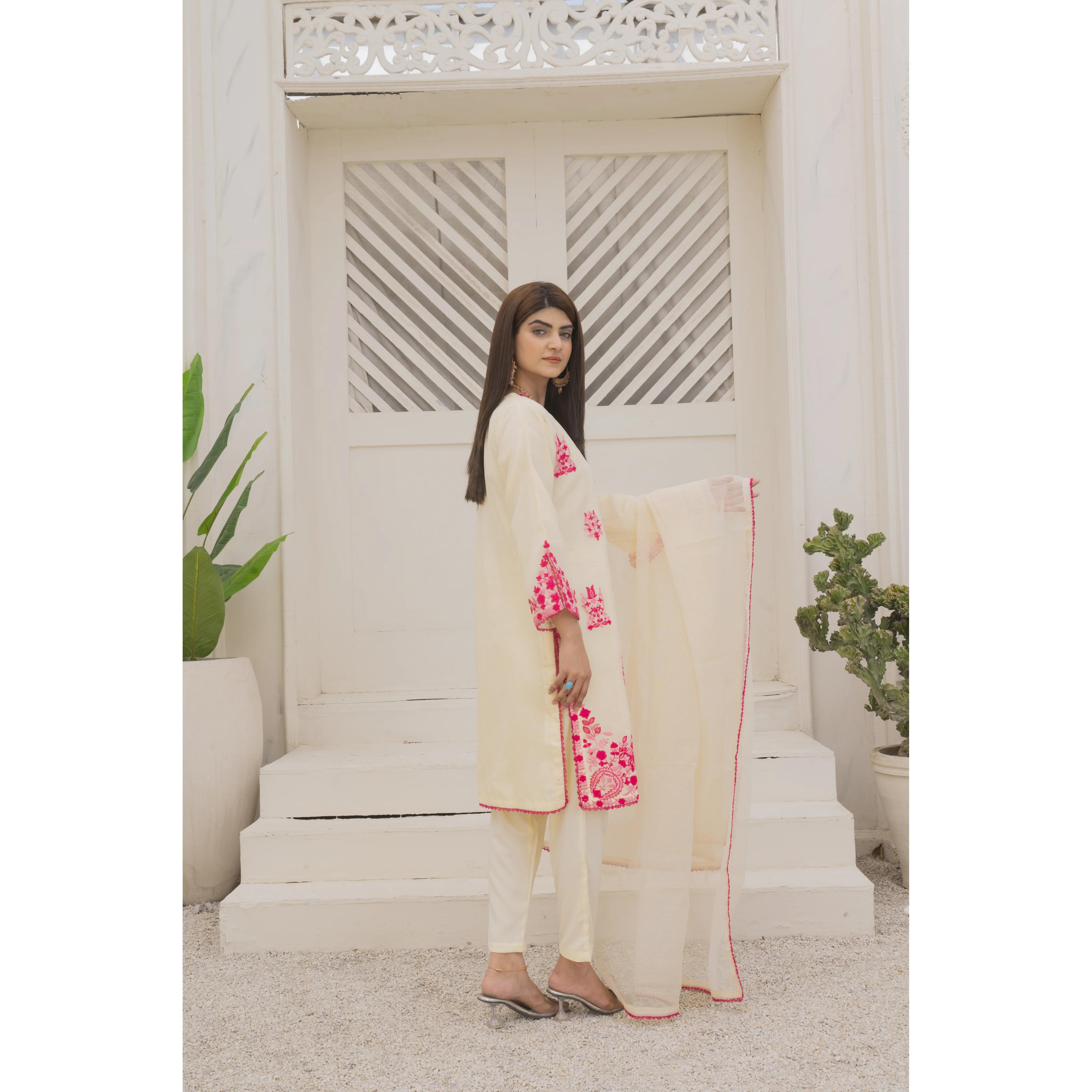 KHADDI NET STICHED 2PCS