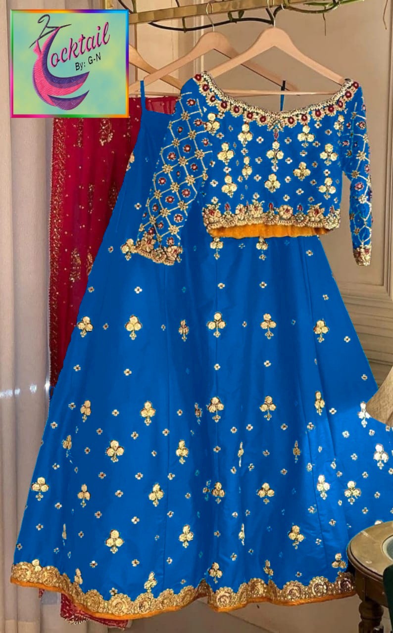 2 Pcs Shemoz Silk Lehnga Chuli